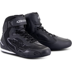 Alpinestars Zapatillas de Moto  Faster-3 Rideknit Negro-Gris Oscuro