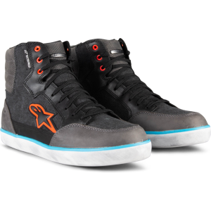 Alpinestars Zapatillas de Moto  J-6 Canvas Negro-Gris-Azul claro