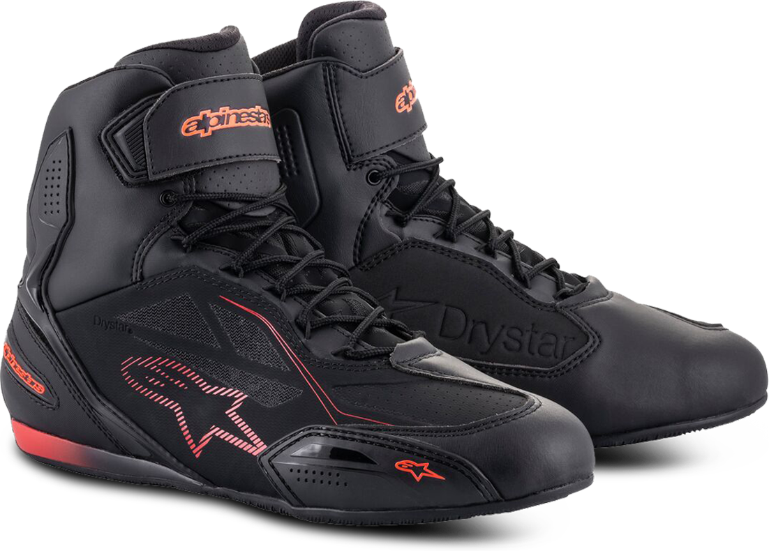 Alpinestars Zapatillas de Moto  Faster-3 Drystar® Negro-Rojo