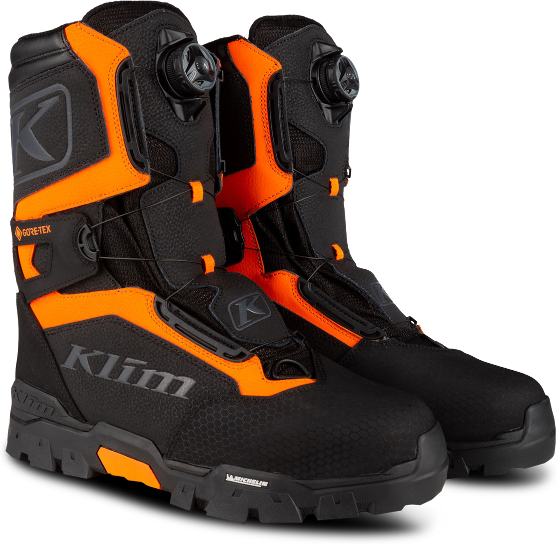 KLIM Botas Moto de Nieve  Klutch GTX BOA Naranja