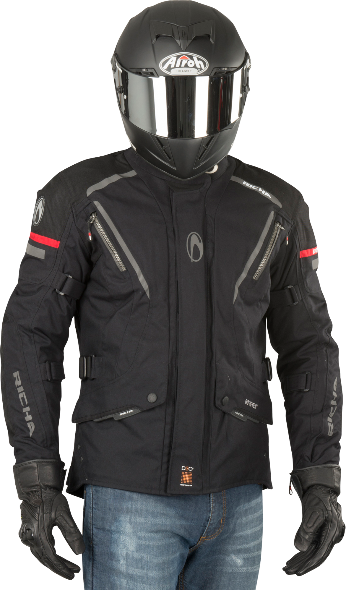 Richa Chaqueta de Moto  Cyclone Gore-Tex® Negra Richa Chaqueta de Moto  Cyclone Gore-Tex® Negra