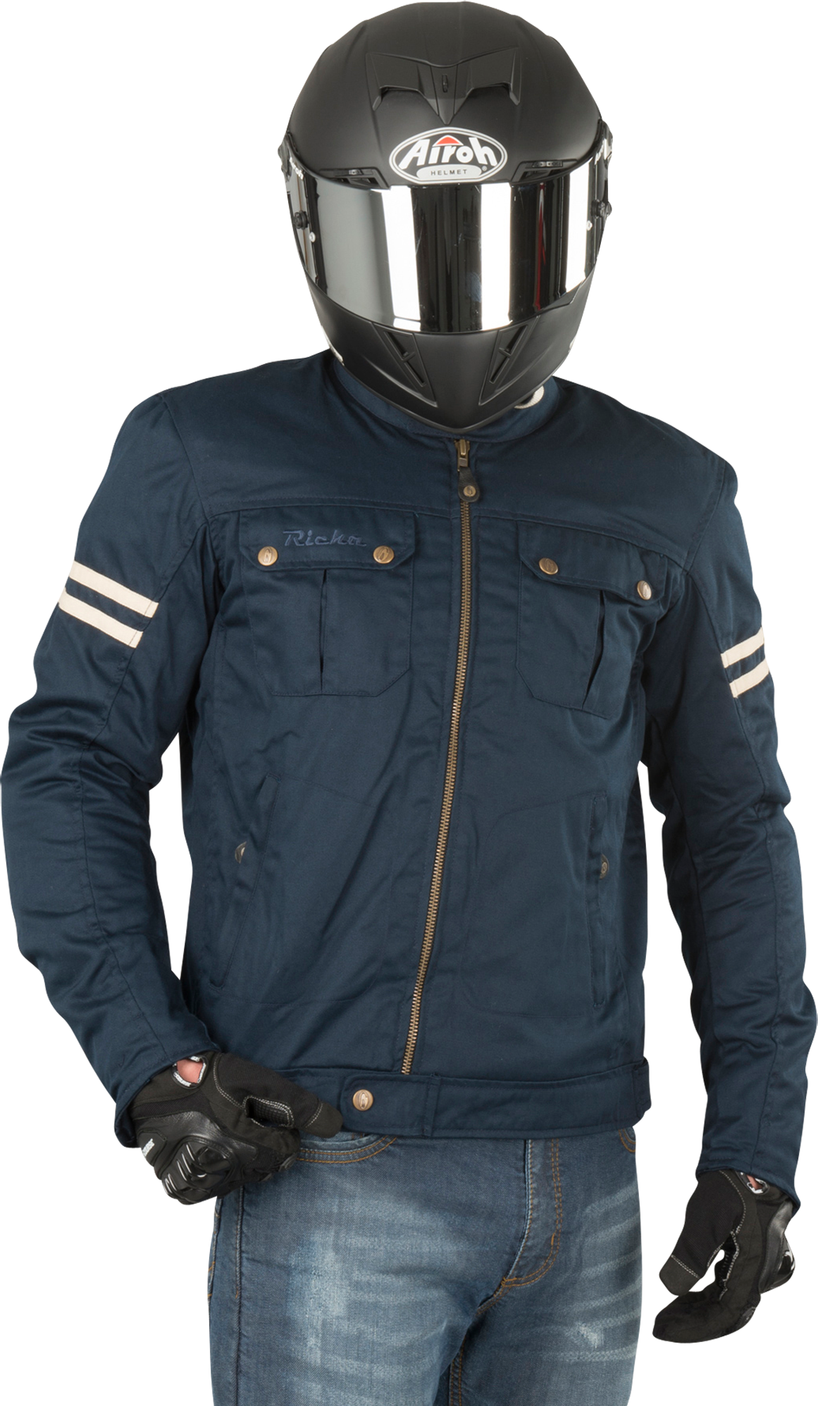 Richa Chaqueta de Moto  Fullmer Azul marino Richa Chaqueta de Moto  Fullmer Azul marino