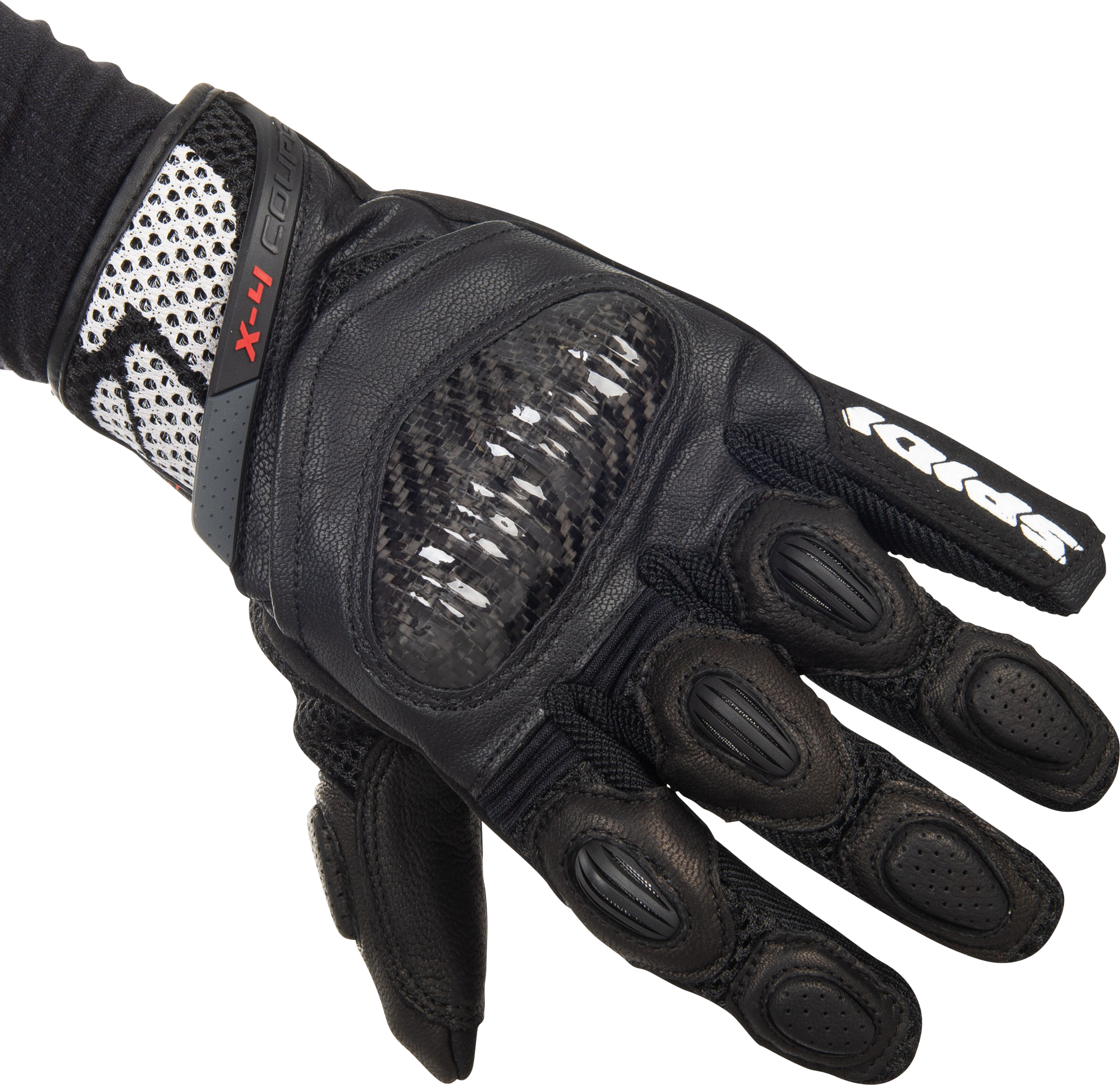 Spidi Guantes de Moto  X4 Coupe Negro-Blanco Spidi Guantes de Moto  X4 Coupe Negro-Blanco
