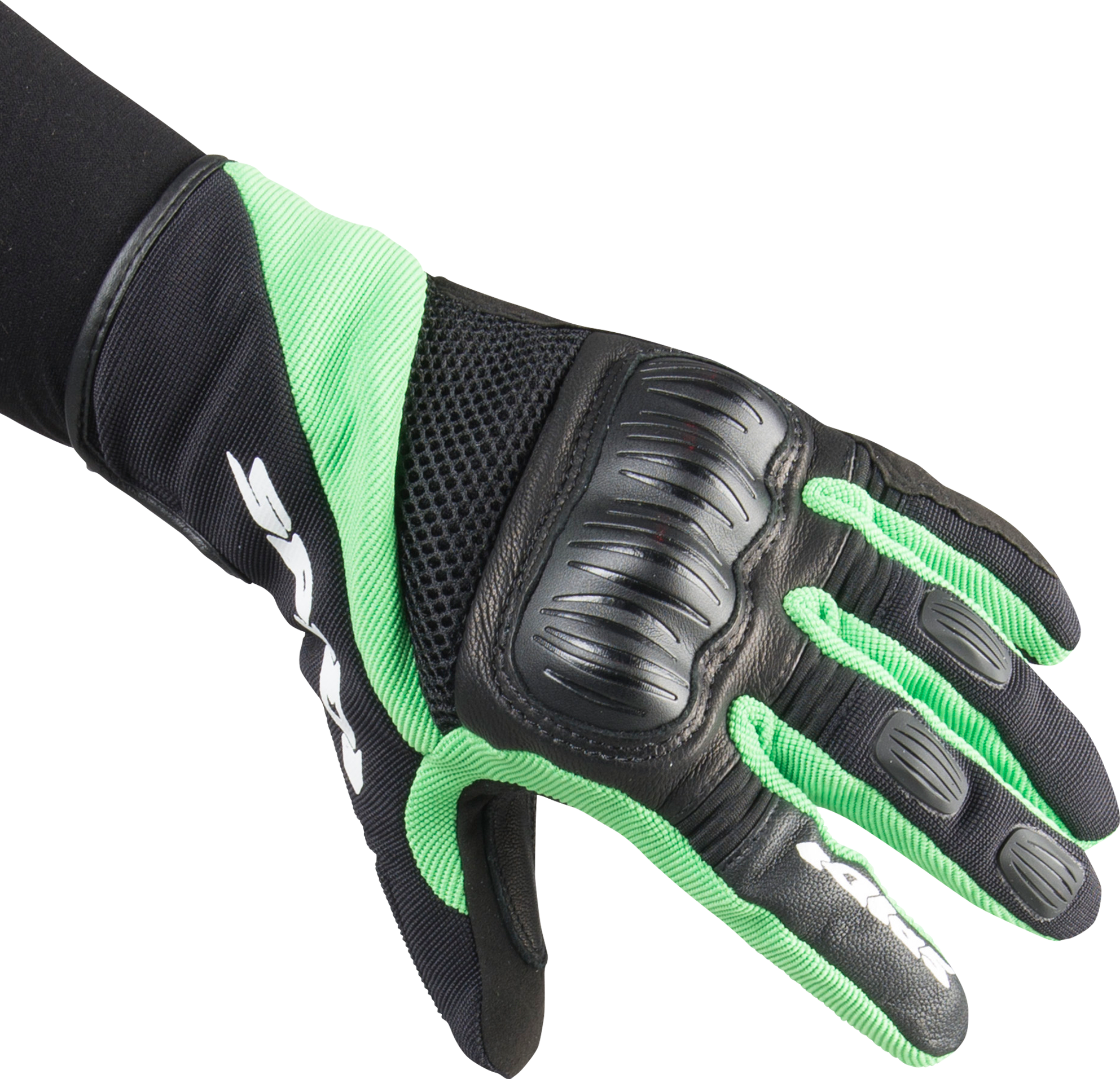 Spidi Guantes de Moto  Ranger Negro-Verde Spidi Guantes de Moto  Ranger Negro-Verde