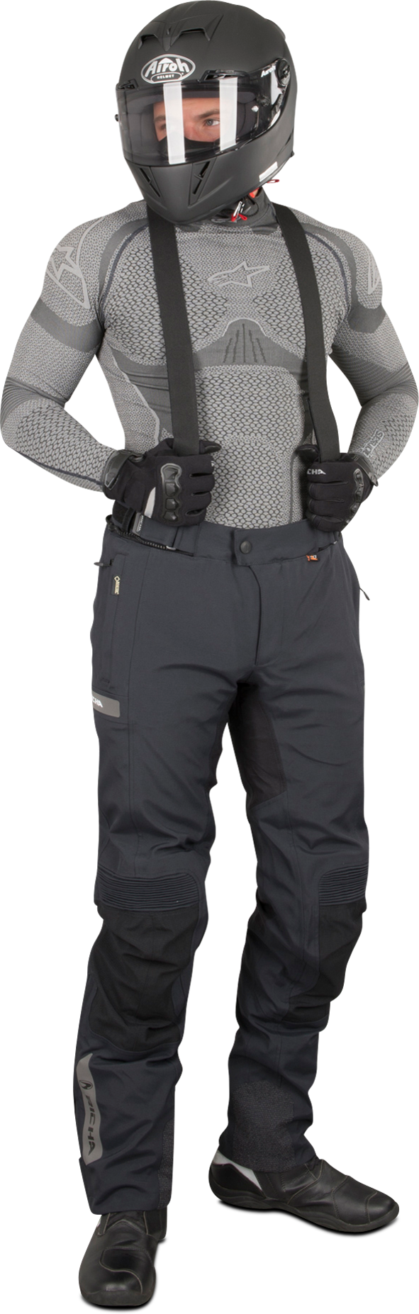 Richa Pantalones de Moto  Atlantic Gore-Tex® Largos Negros