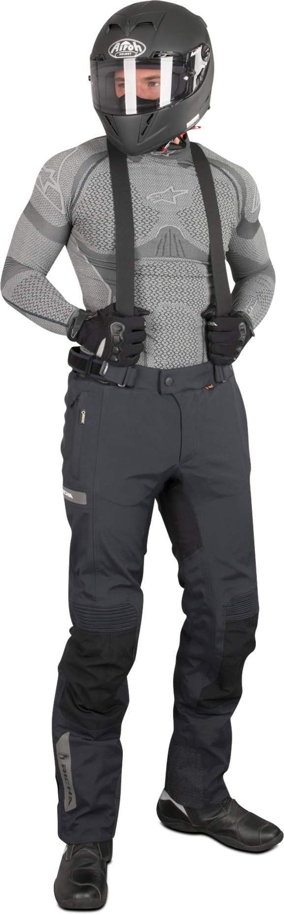 Richa Pantalones de Moto  Atlantic Gore-Tex® Negros Richa Pantalones de Moto  Atlantic Gore-Tex® Negros