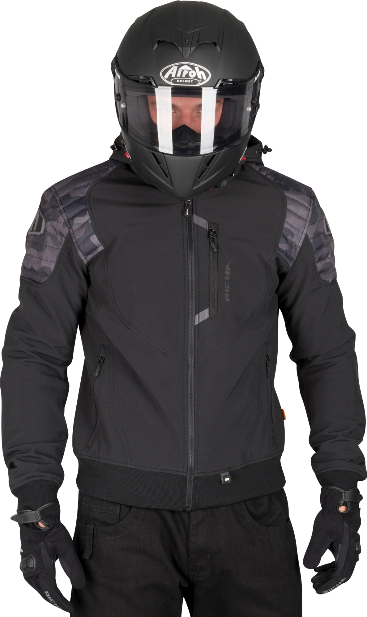 Richa Chaqueta de Moto  Atomic WP Camuflaje-Negro Richa Chaqueta de Moto  Atomic WP Camuflaje-Negro