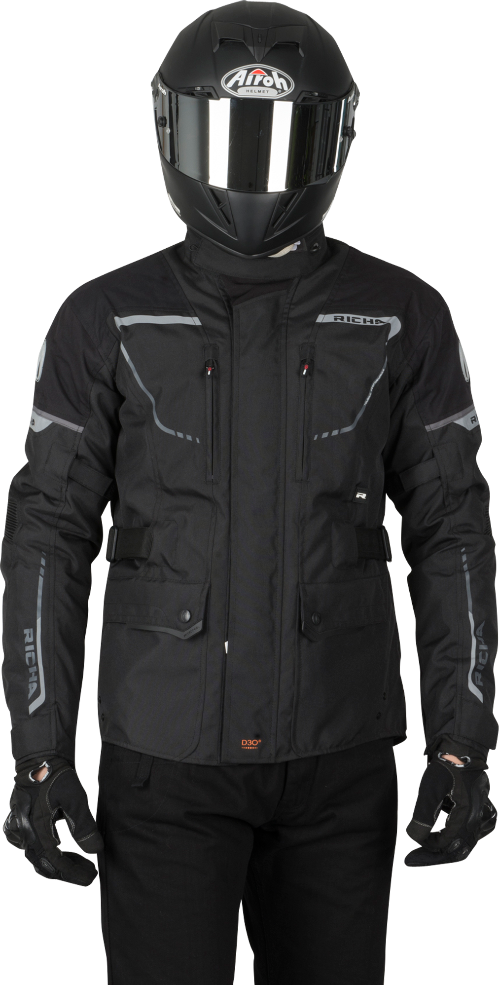 Richa Chaqueta de Moto  Phantom 2 Negra Richa Chaqueta de Moto  Phantom 2 Negra