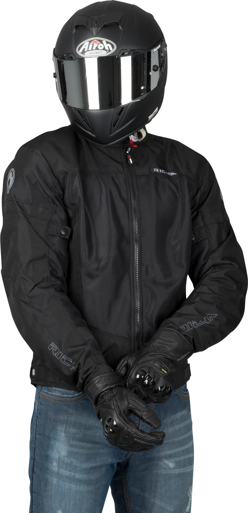 Richa Chaqueta de Moto  Airbender Negra Richa Chaqueta de Moto  Airbender Negra