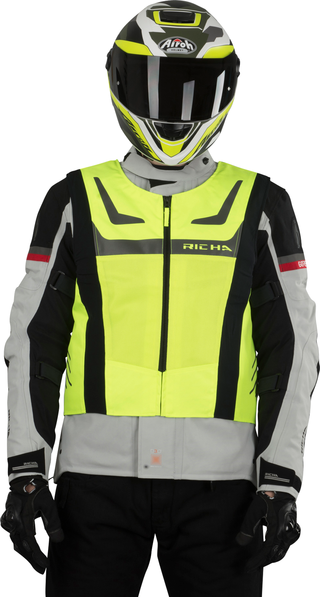 Richa Chaqueta  Safety Mesh Amarillo Fluo Richa Chaqueta  Safety Mesh Amarillo Fluo