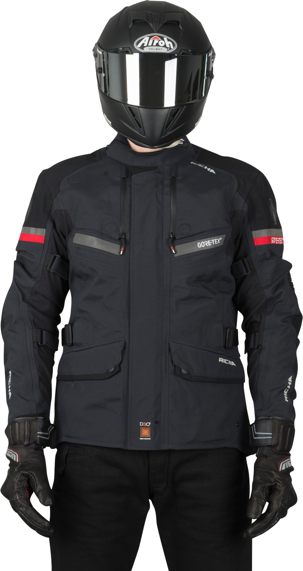 Richa Chaqueta de Moto  Atlantic Gore-Tex® Negra Richa Chaqueta de Moto  Atlantic Gore-Tex® Negra