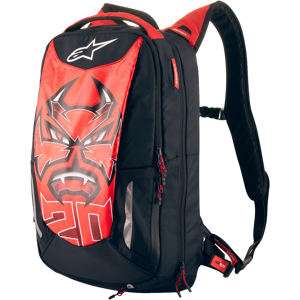 Alpinestars Mochila  FQ20 City Hunter Negro-Rojo Brillante-Blanco