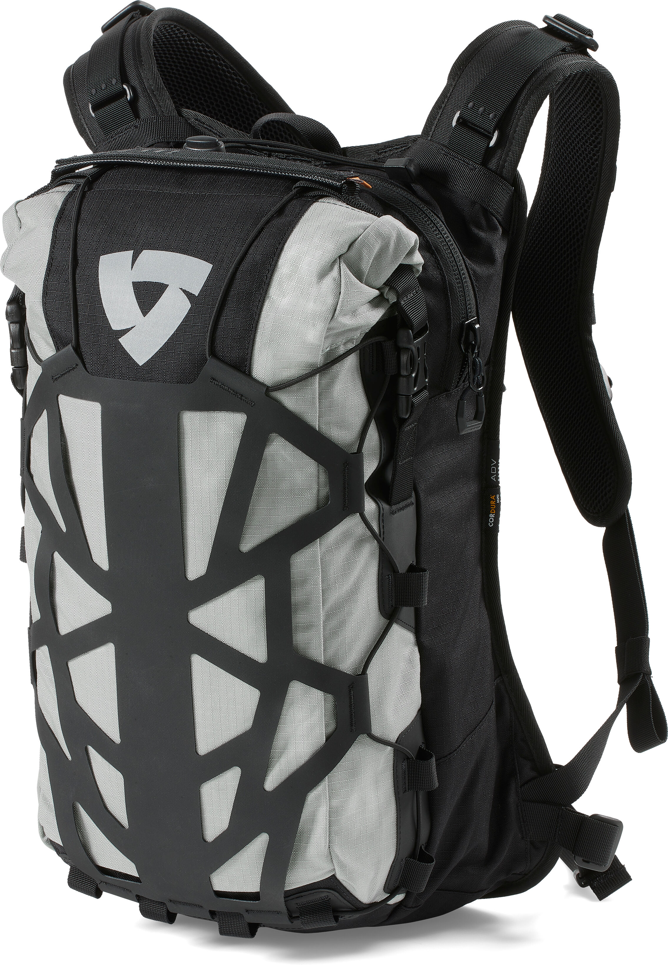 REV'IT! Mochila de Moto  Barren 18L H2O Negro-Gris Claro