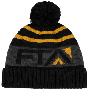 FTA Gorro Niño  Stylz Pom Negro-Dorado