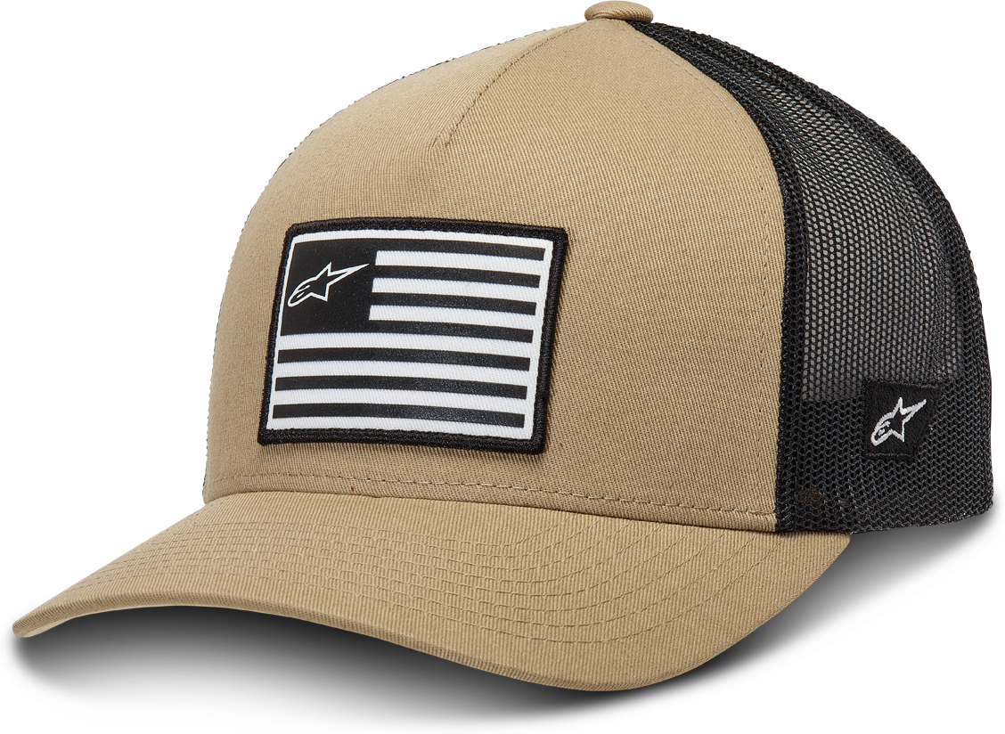 Alpinestars Gorra  Flag Snapback Arena-Negro