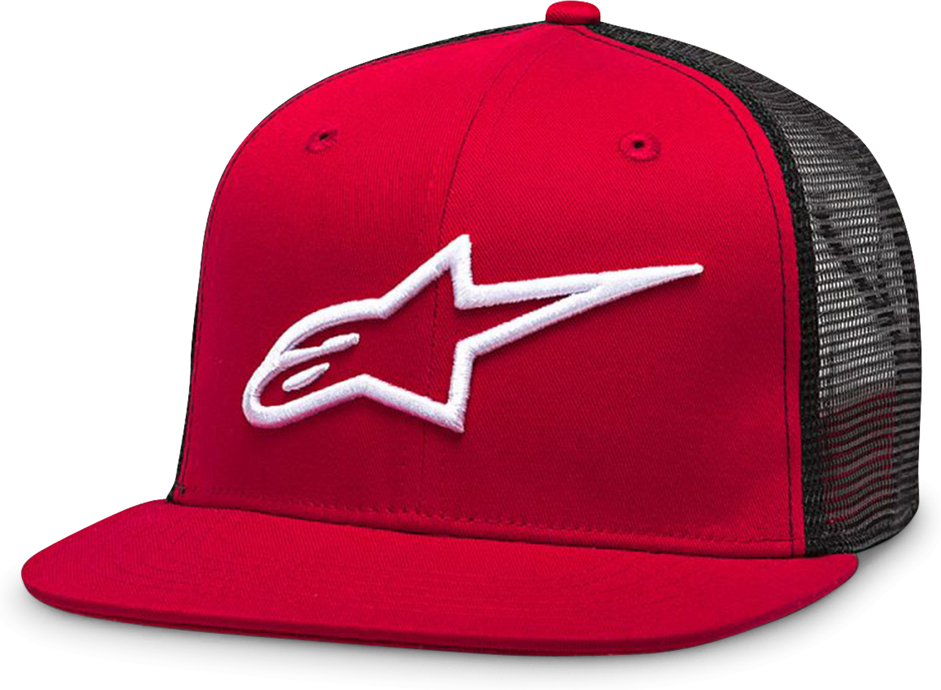 Alpinestars Gorra  Corp Trucker Rojo-Negro