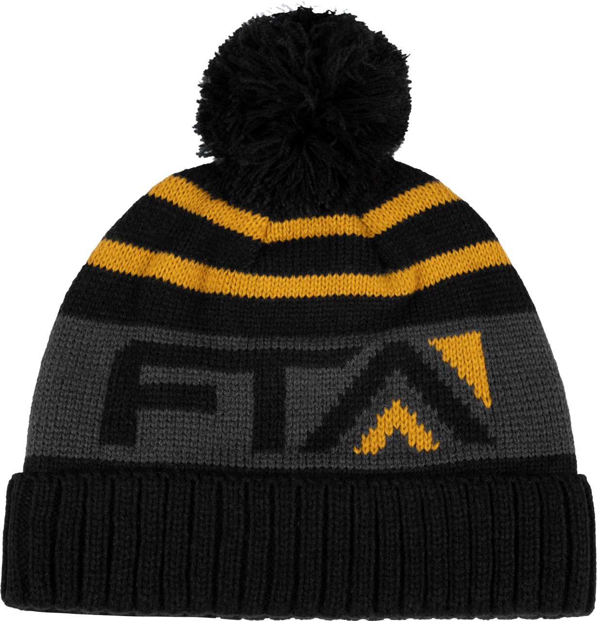 FTA Gorro Niño  Stylz Pom Negro-Dorado