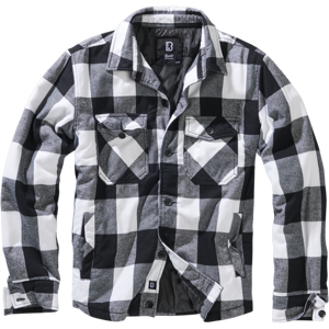 Brandit Chaqueta  Lumber Blanco-Negro