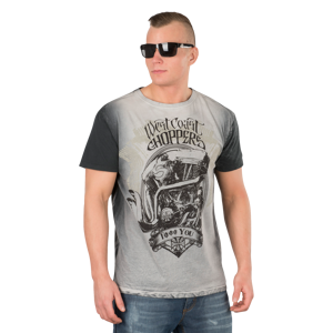 West Coast Choppers Camiseta  F*** You Vintage Gris