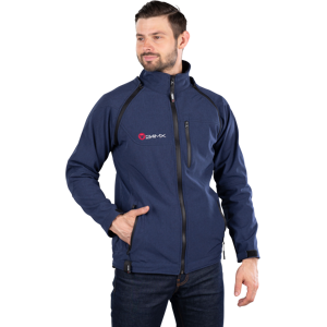 24MX Chaqueta Softshell  Team con Mangas Extraíbles Azul