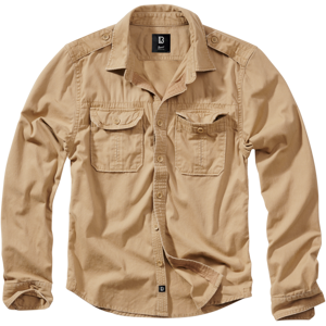 Brandit Camisa  Vintage Camel