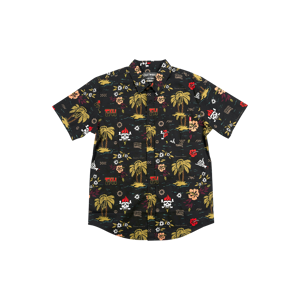 Fasthouse Camisa  Tribe Button-Up Negra