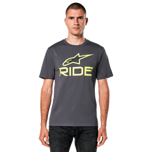 Alpinestars Camiseta  Ride 4.0 CSF Carbón-Lima-Negro