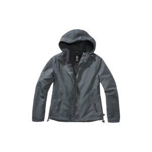 Brandit Chaqueta de Mujer  Windbreaker Frontzip Antracita