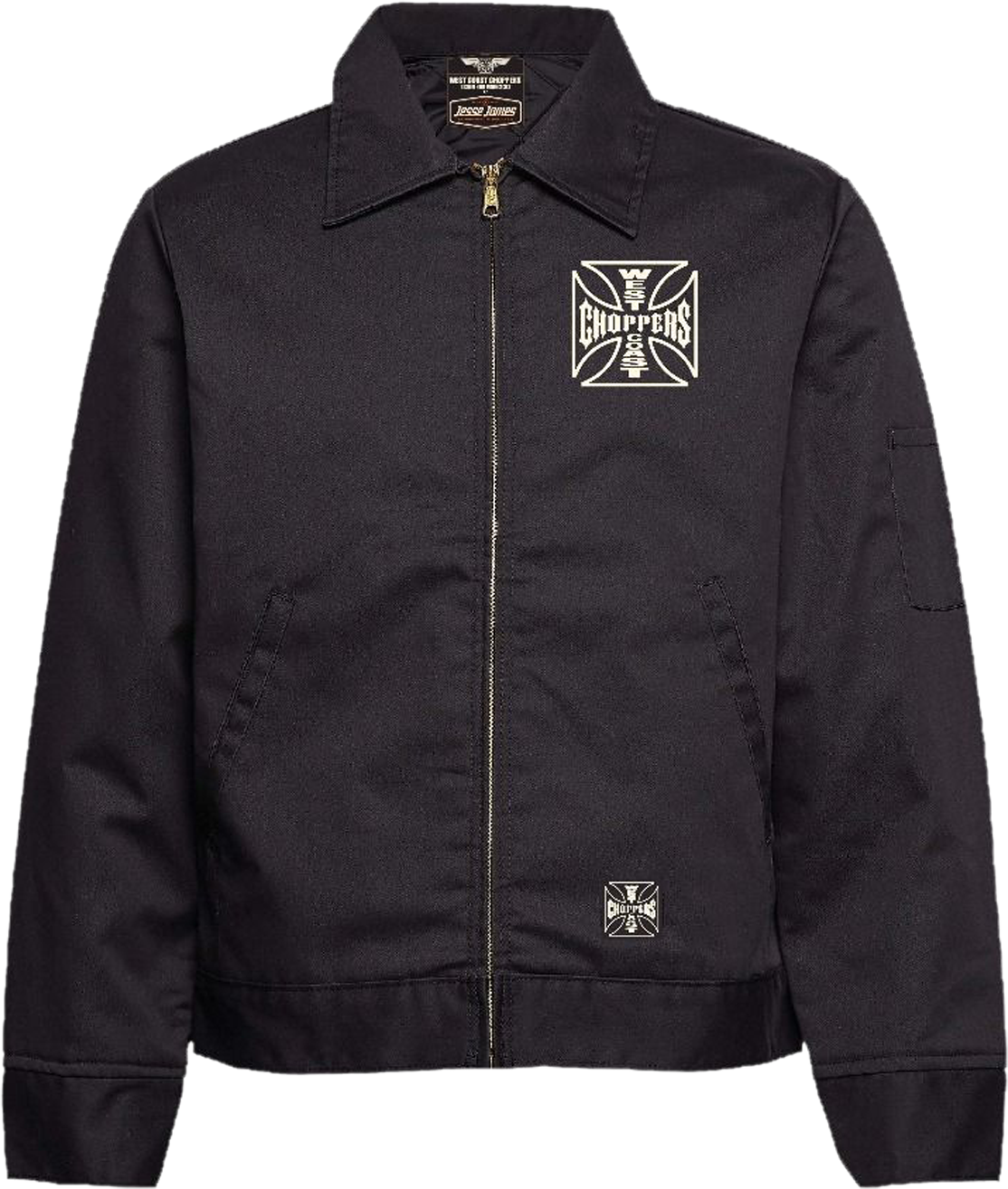 West Coast Choppers Chaqueta  OG Lined Negra