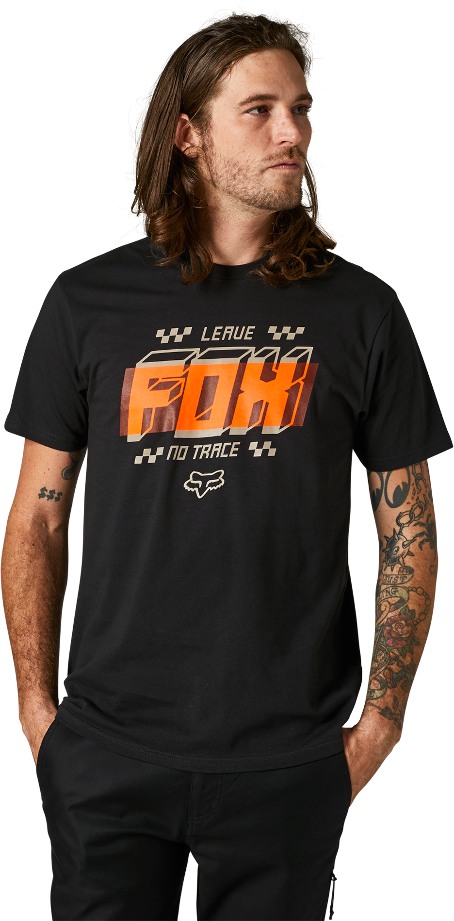 FOX Camiseta  Overlay SS Premium Negra