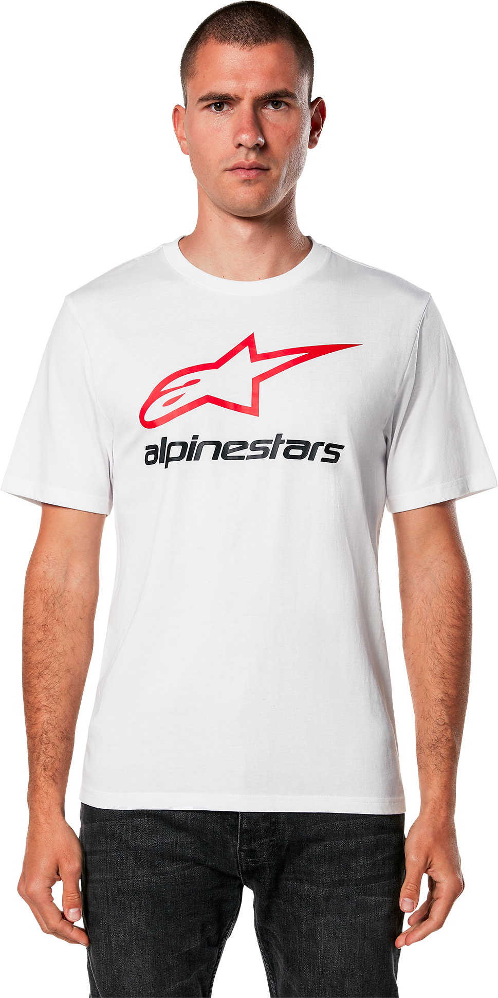 Alpinestars Camiseta  Always 2.0 CSF Blanco-Rojo-Negro