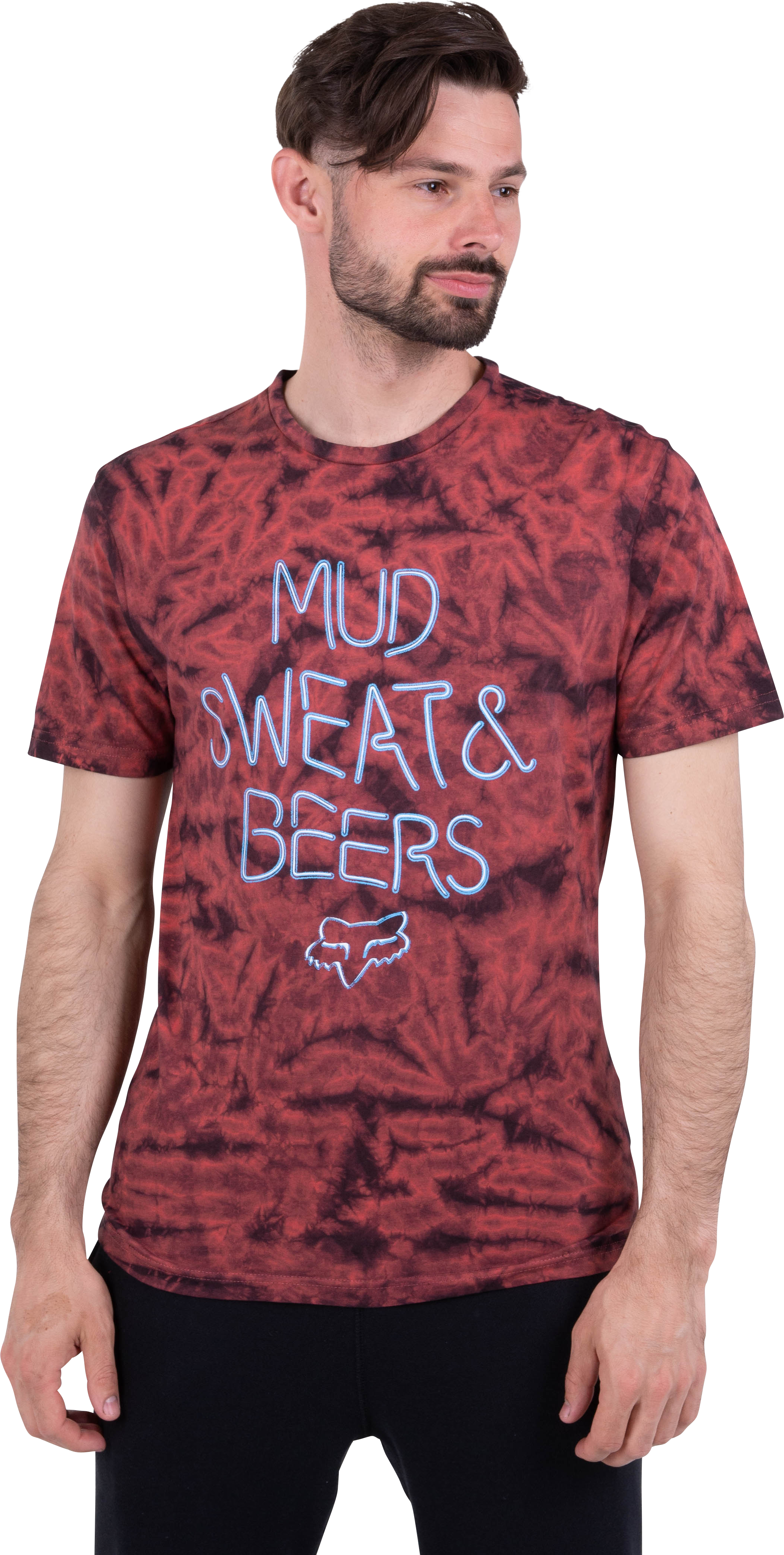 FOX Camiseta  Racing Down N’ Dirty Negro-Rojo