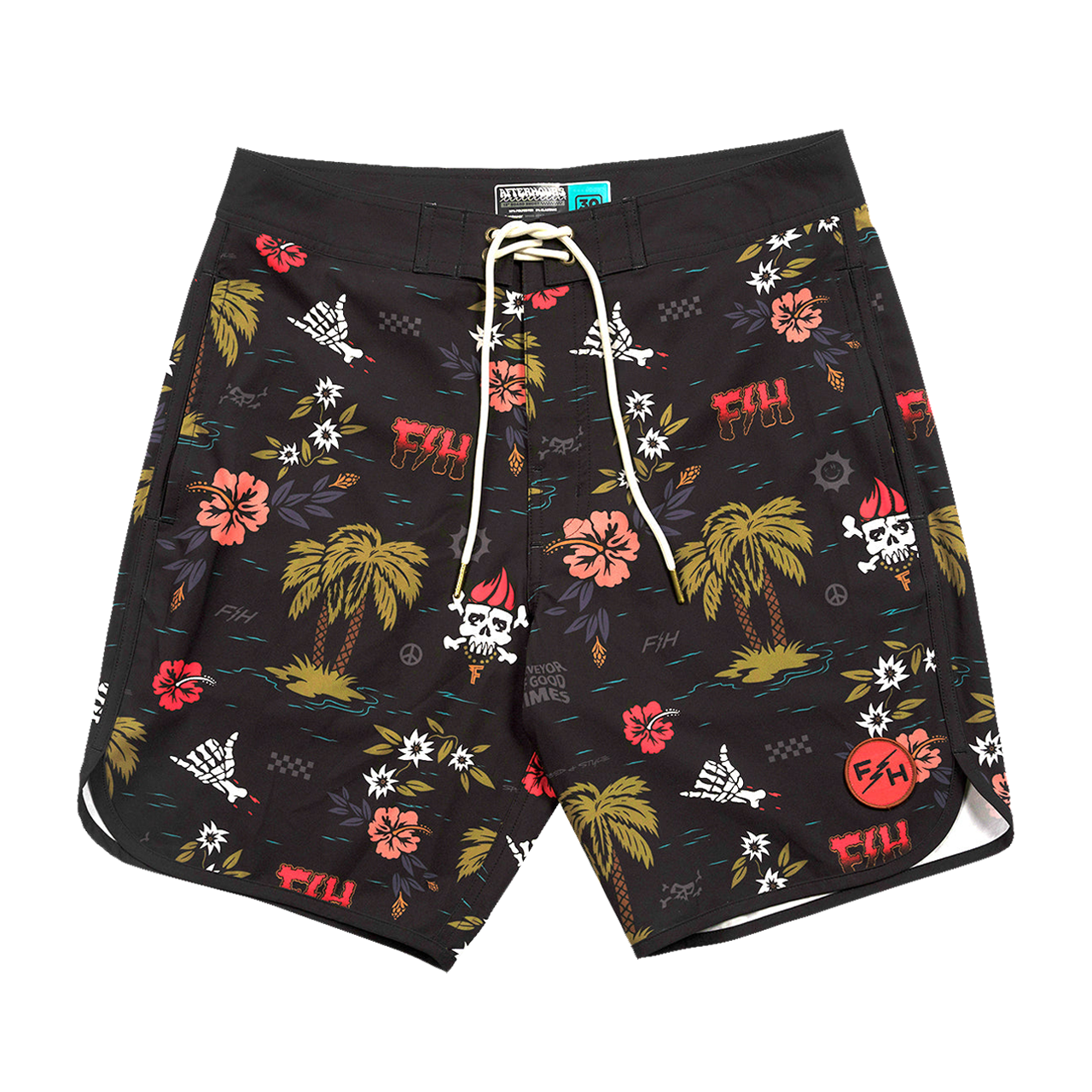 Fasthouse Bermudas  After Hours 18" Tribe Negros