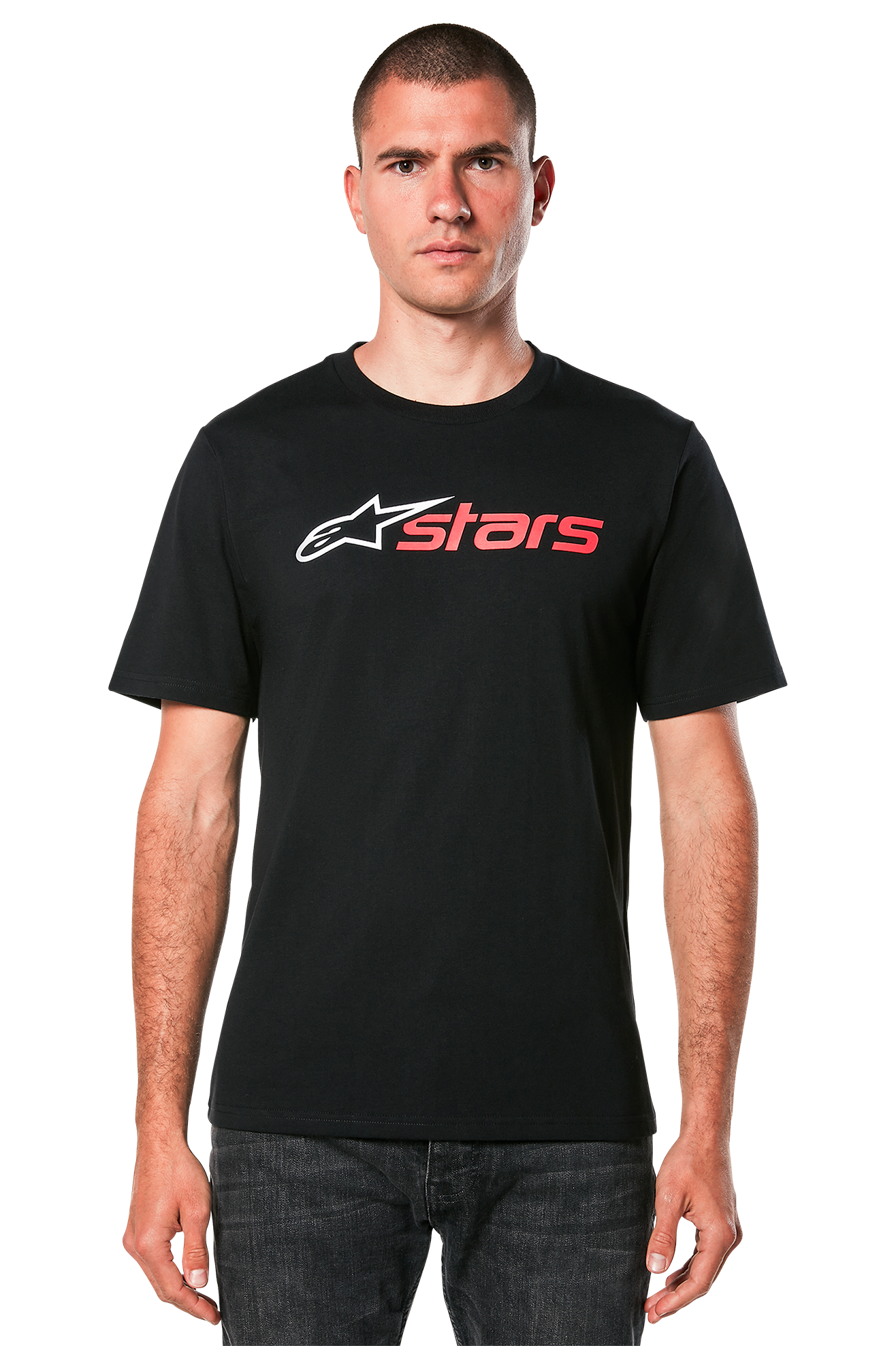 Alpinestars Camiseta  Always 2.0 CSF Negro-Blanco-Rojo