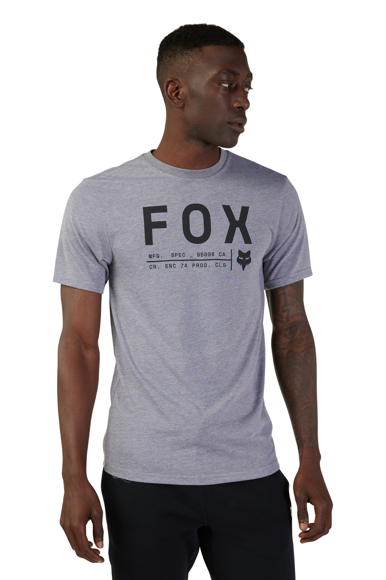 FOX Camiseta  Non Stop Grafito Jaspeado