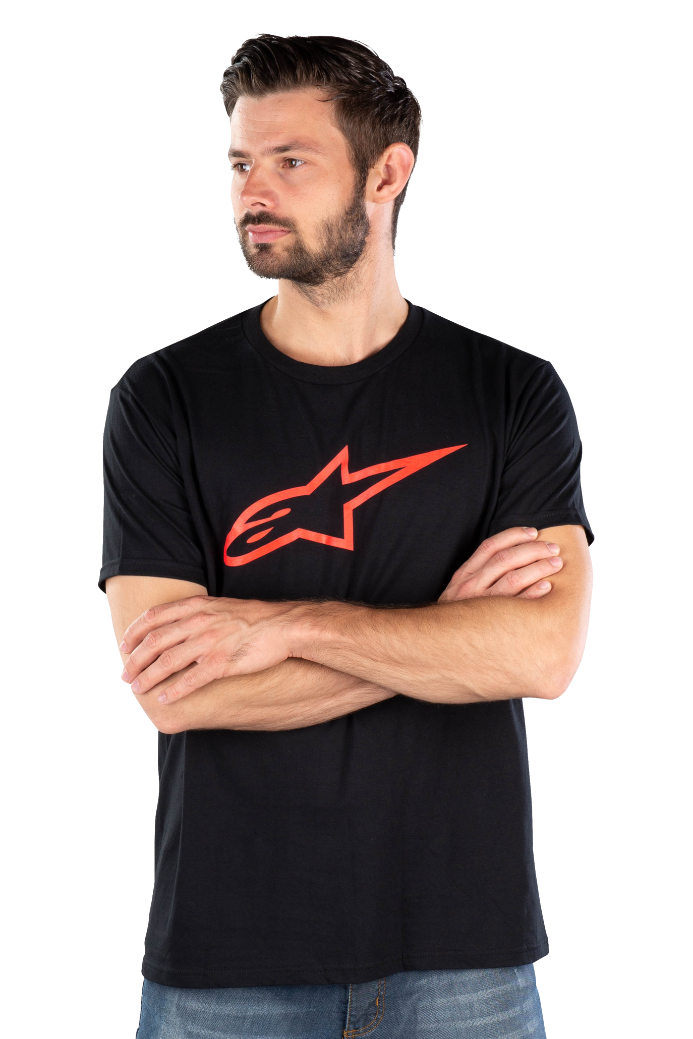 Alpinestars Camiseta  Ageless Classic Negro-Rojo