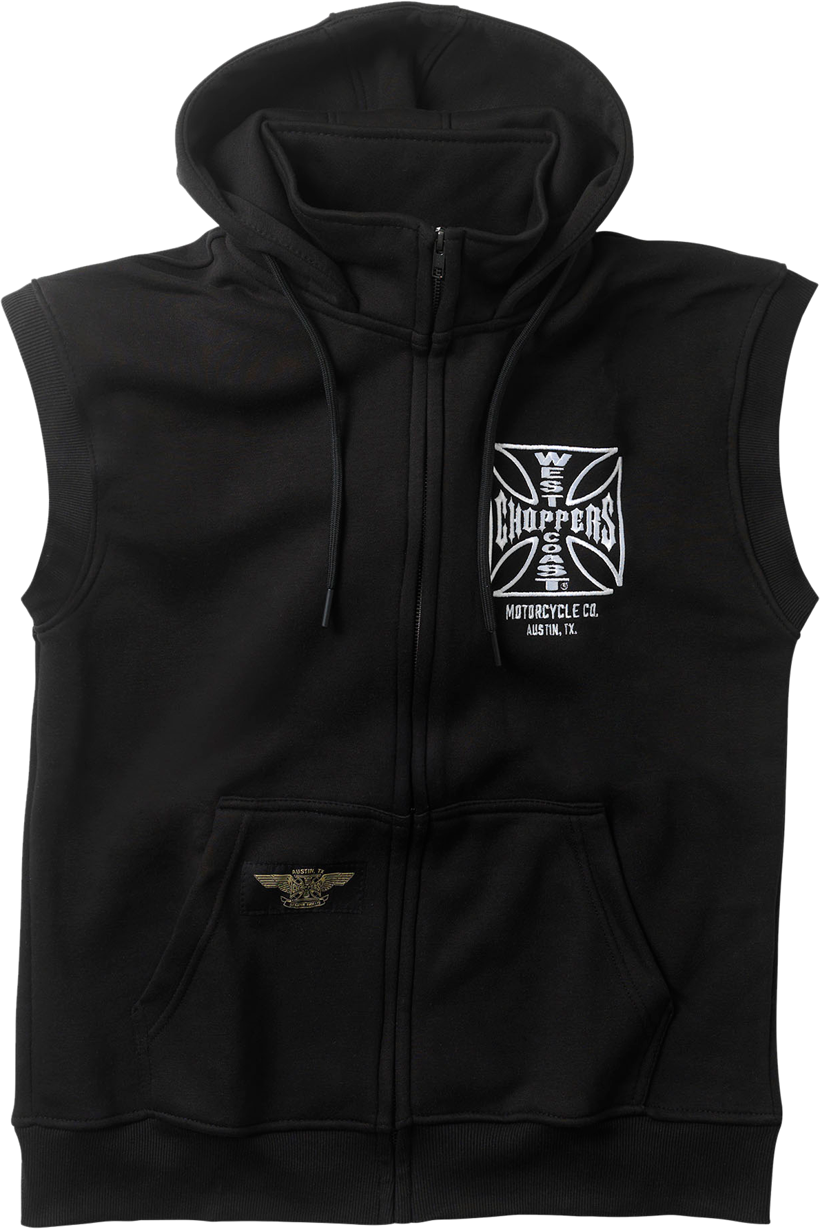 West Coast Choppers Sudadera  OG ATX Zip Negra