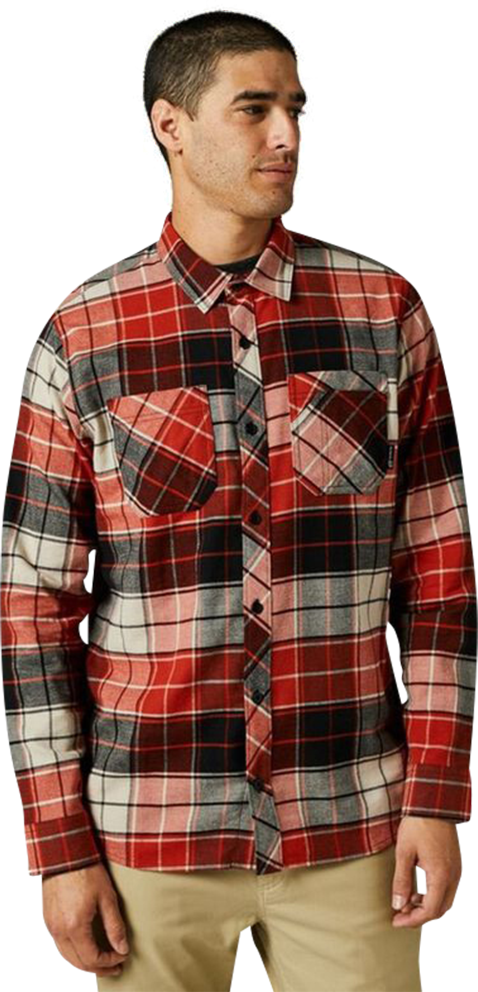 FOX Camisa de Franela  GRAINZ UTILITY Rojo Arcilla