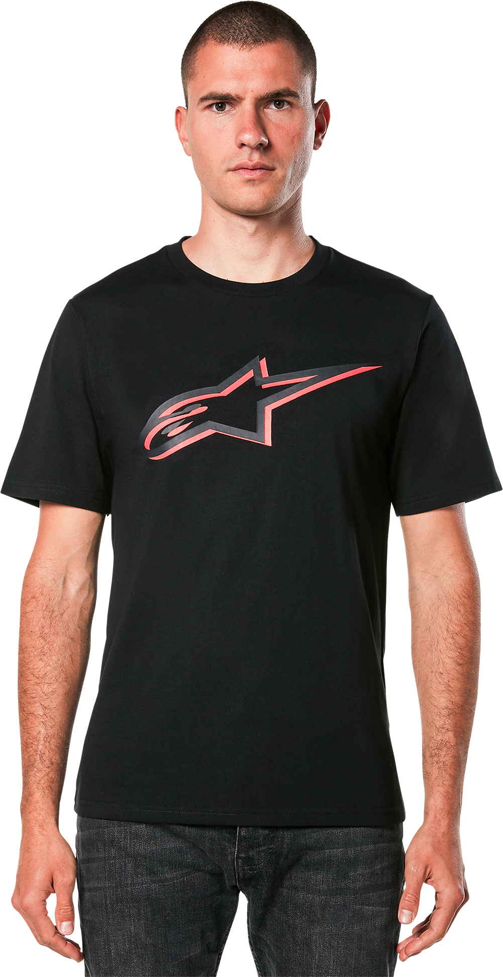 Alpinestars Camiseta  Ageless Shadow CSF Negro-Rojo