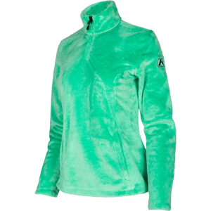 KLIM Polar  Cascade para Mujer con cremallera 1/4 Wintermint-Asfalto