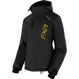 FXR Chaqueta de Nieve Mujer  Pulse Negro-Dorado