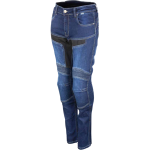 GMS Pantalones de Moto para Mujer  Viper Azul Oscuro