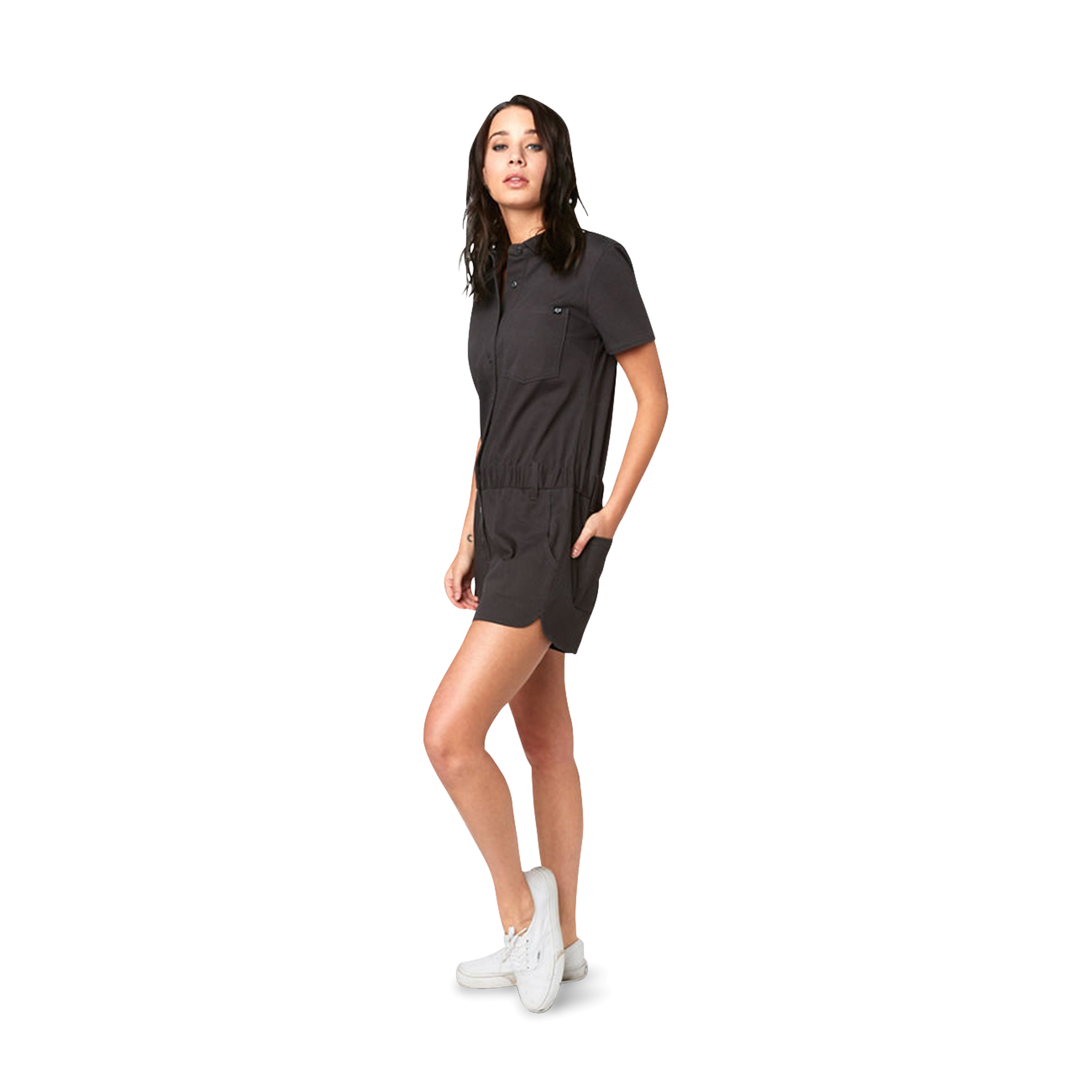 FOX Mono Corto  Daytona Romper Mujer Negro