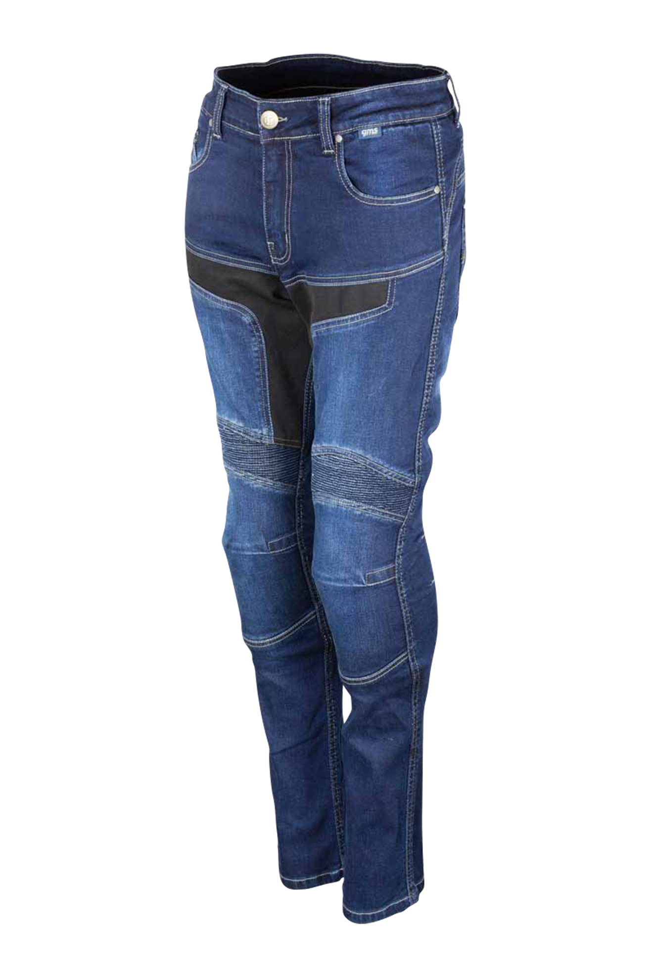 GMS Pantalones de Moto para Mujer  Viper Azul Oscuro
