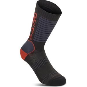 Alpinestars Calcetines  Paragon Lite 19 Negro-Rojo Brillante