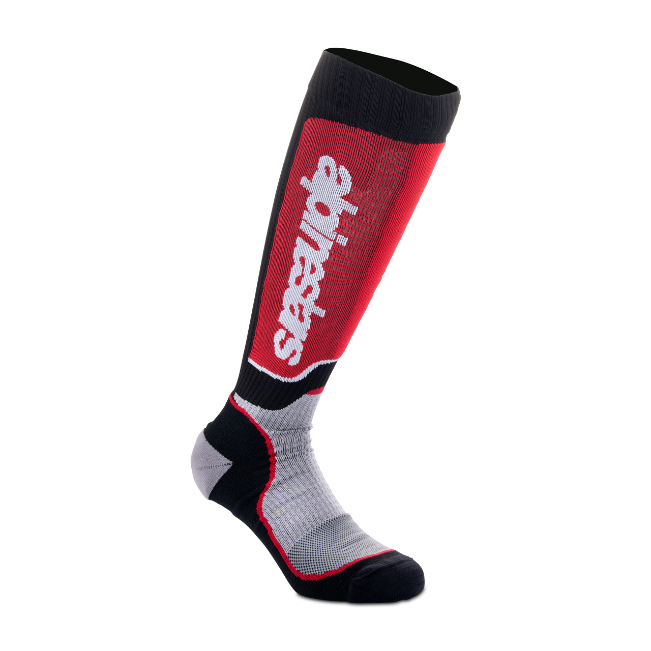 Alpinestars Calcetines de Cross  Plus Negro-Gris-Rojo