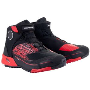 Alpinestars Zapatillas de Moto  MM93 CR-X Drystar Negro-Rojo Brillante