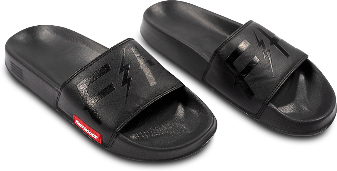 Fasthouse Sandalias  Lay Up Slide Negras