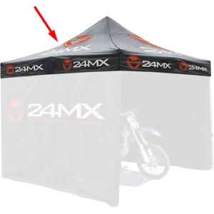 24MX Techo para Carpa  Negro (SÓLO TECHO)