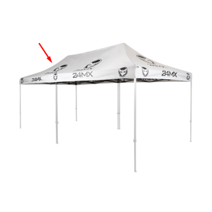 24MX Techo para Carpa  6X3m Gris (SÓLO TECHO)